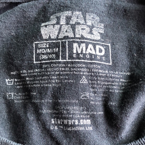 Black Grogu “The Child” & Star Wars Movie Crawl Shirt - Picture 3 of 6